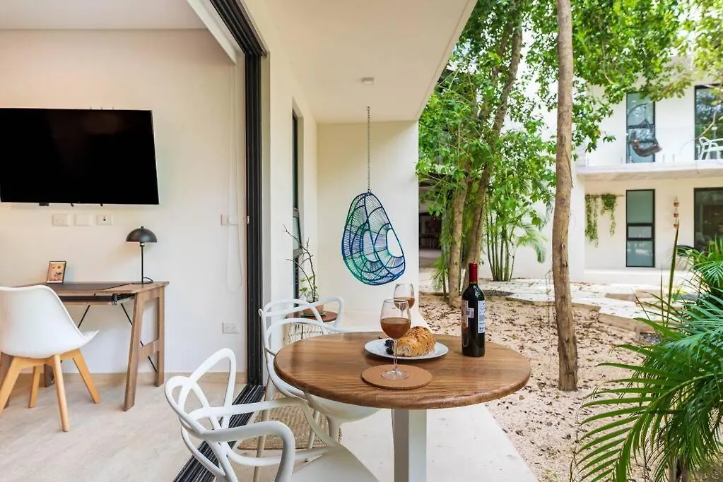 Apartment Studio-All-Inclusive-Gym-Pool360º-Scooter-Bicycle-Breakfast-Exclusivebenefitsinservices-By-Sandy-Powerful Tulum